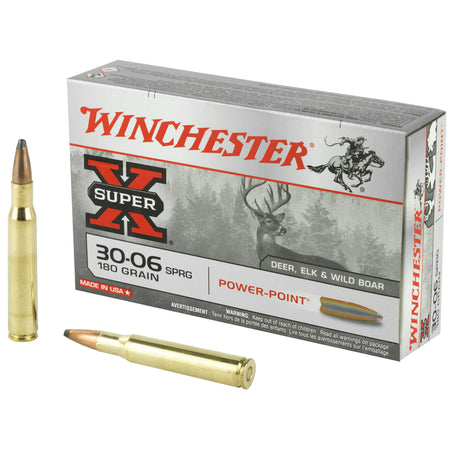 Winchester .30-06 Springfield X30064 Super-X Power-Point Pointed Soft Point PSP 180 Grain