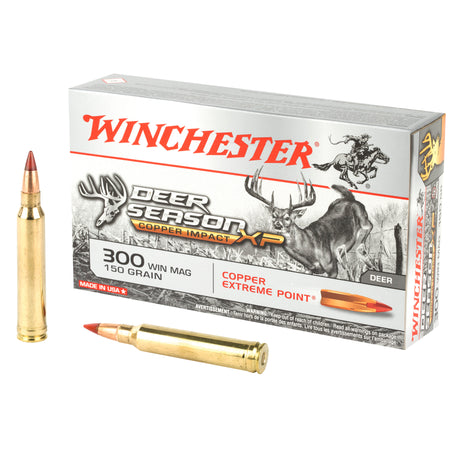 Winchester .300 Winchester Mag X300CLF Copper Impact Copper Extreme Point Lead-Free 150 Grain