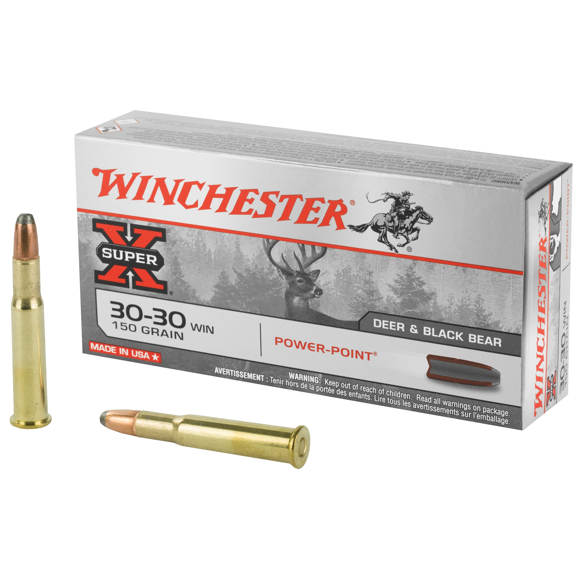 Winchester .30-30 Winchester X30306 Super-X Power-Point 150 Grain