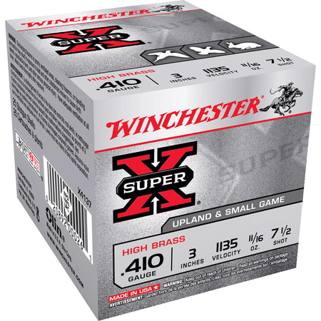 Winchester .410 Bore X4137 Super X Heavy Game Load 3" 11/16oz 7.5 Shot
