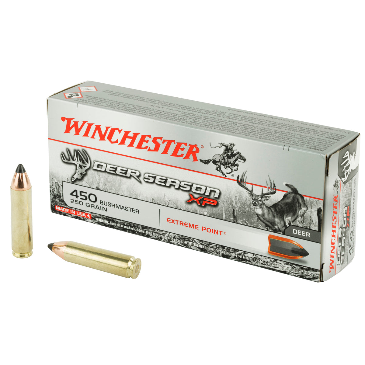Winchester .450 Bushmaster X450DS Deer Season XP Extreme Point 250 Grain