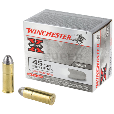 Winchester .45 Long Colt X45CP2 Super X Lead Round Nose LRN 255 Grain
