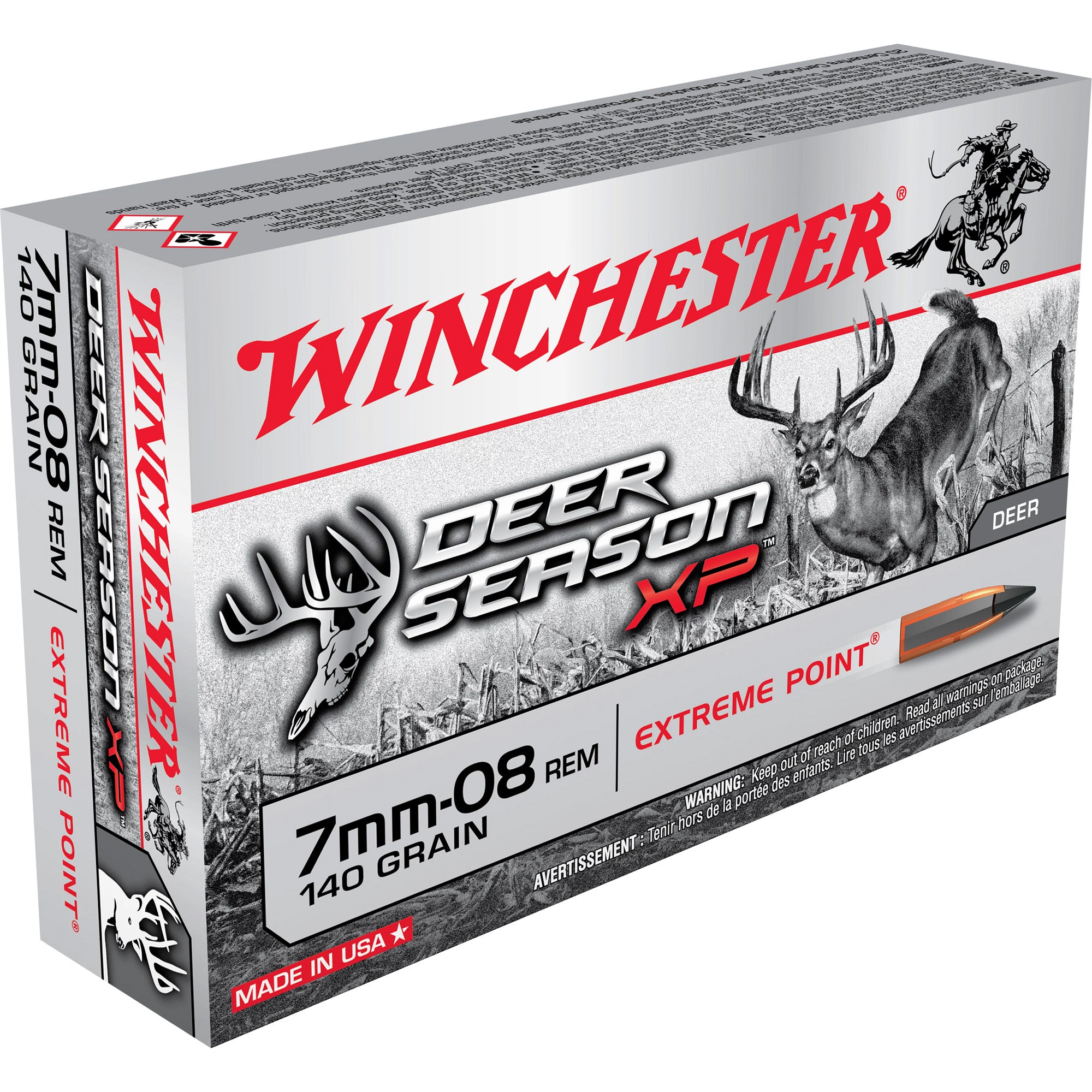 Winchester 7mm-08 Remington X708DS Deer Season XP Extreme Point 140 Grain