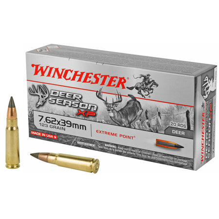 Winchester 7.62x39mm X76239DS Deer Season XP Extreme Point 123 Grain