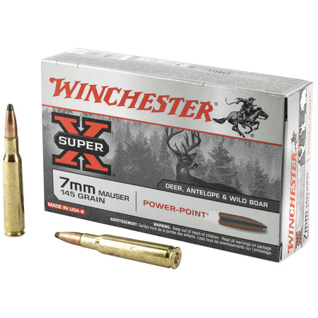 Winchester 7mm Mauser X7MM1 Super X Power-Point 145 Grain