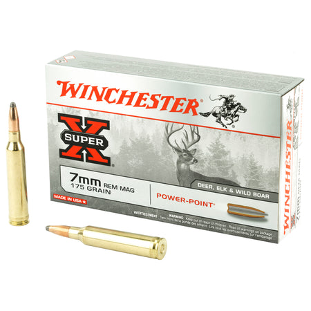 Winchester 7mm Remington Mag X7MMR2 Super X Power-Point 175 Grain