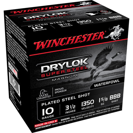 Winchester 10 Gauge XSC10BB Drylok Super Steel Magnum 3.5" 1-5/8oz BB