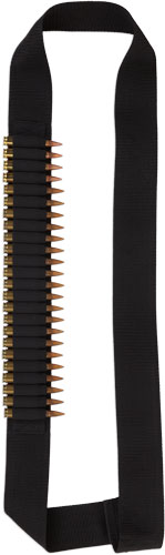 Bulldog Black Rifle Ammo Bandolier 2" Webbing 24-Cartridge Capacity