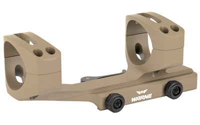 Warne QDXSKEL34DE QD Cantilever Optic Mount, 34mm, Skeletonized AR Flat Top, Dark Earth
