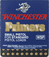 WINCHESTER PRIMERS SMALL PISTOL 5000 PACK CASE