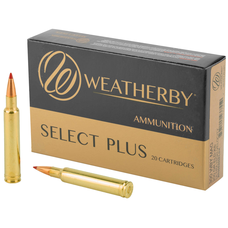 Weatherby .300 Weatherby Mag H300200ELDX Select Plus Hornady ELD-X 200 Grain