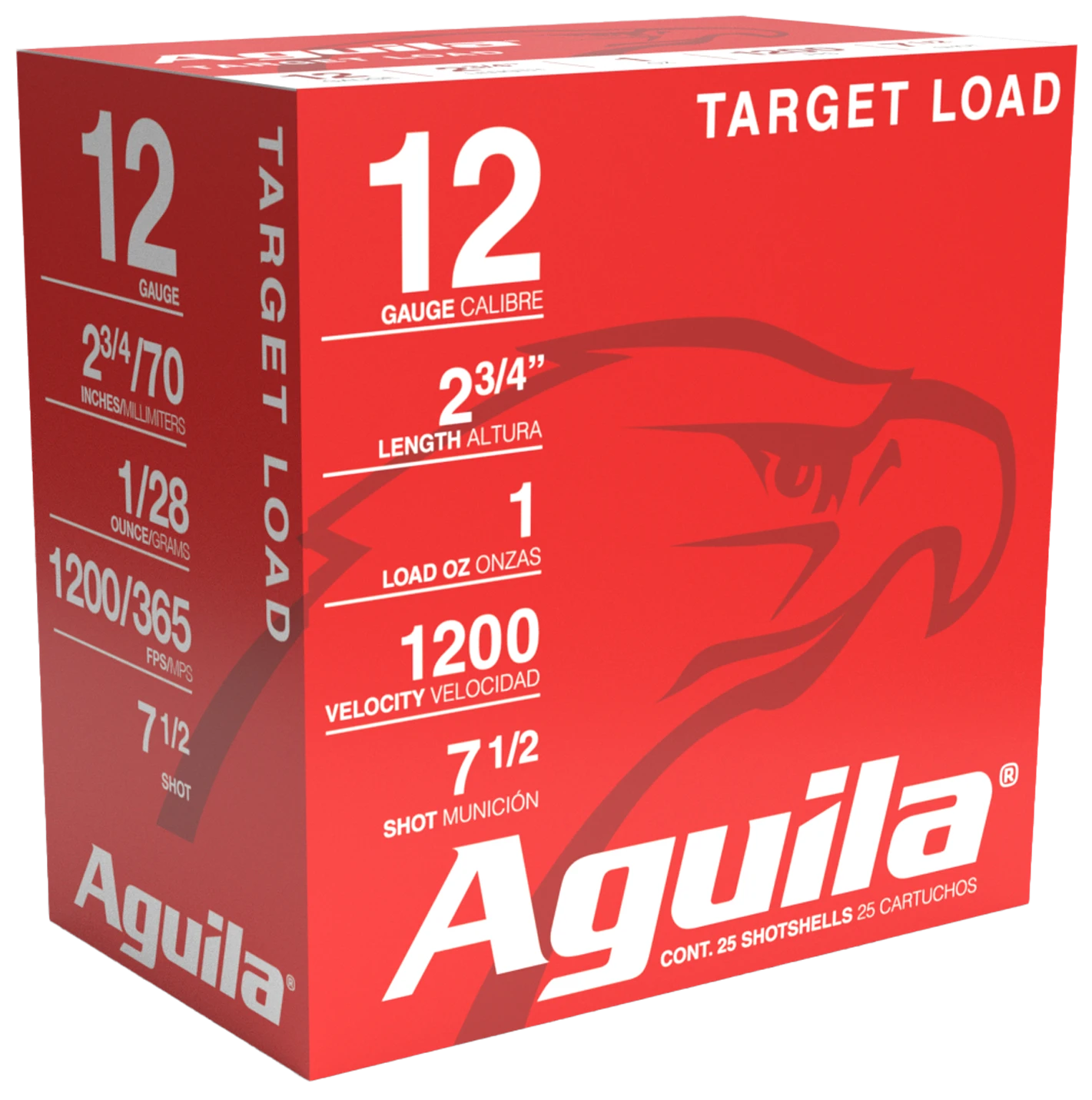 Aguila 12 Gauge 1CHB1304 Target Load Competition 2.75" 1oz 7.5 Shot