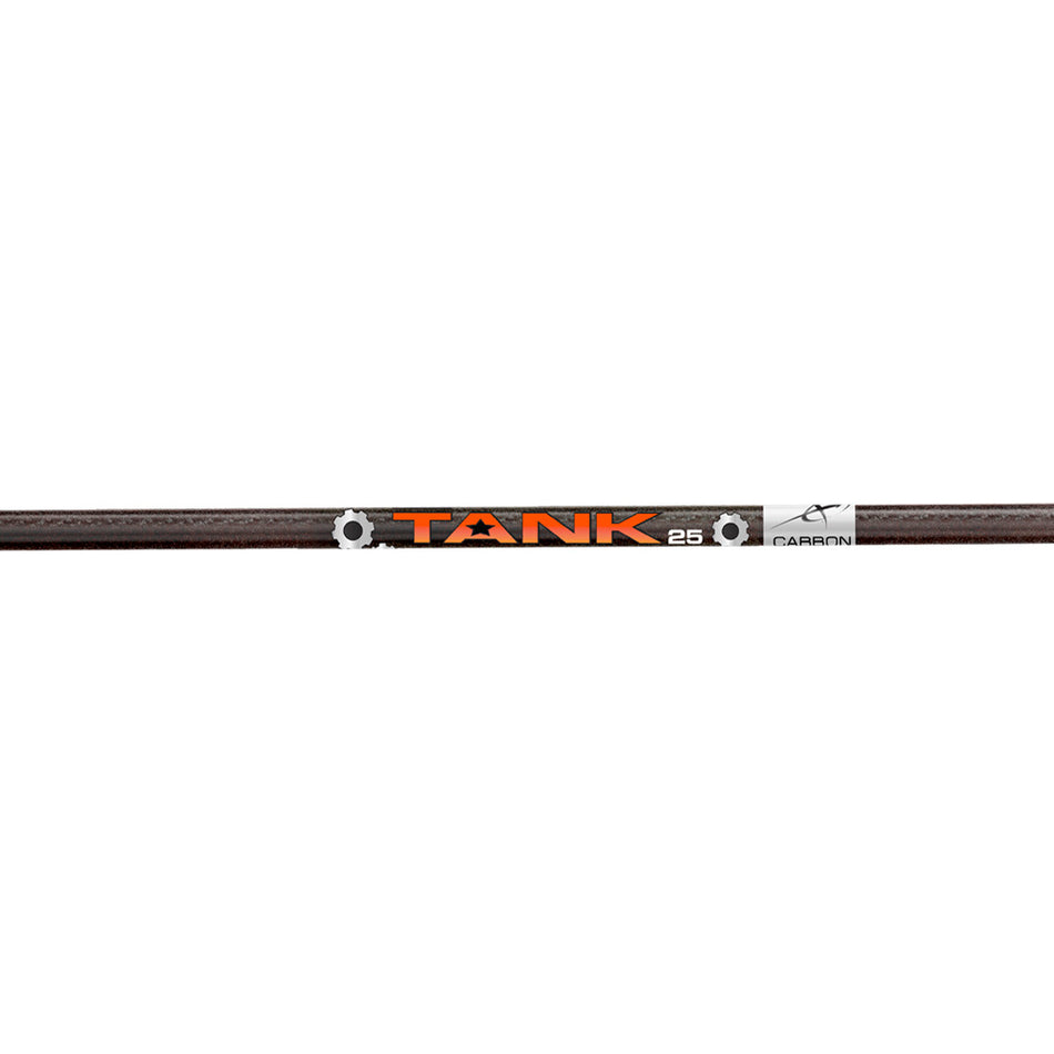 Carbon Express Tank 25 360-Degree Spine Arrow Shafts - 12 Pack