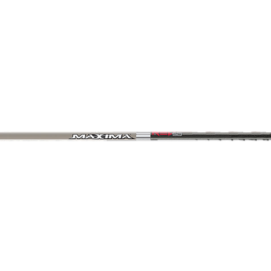 Carbon Express Maxima Red Stone Gray 350 Spine Hunting Arrow Shafts, Dozen