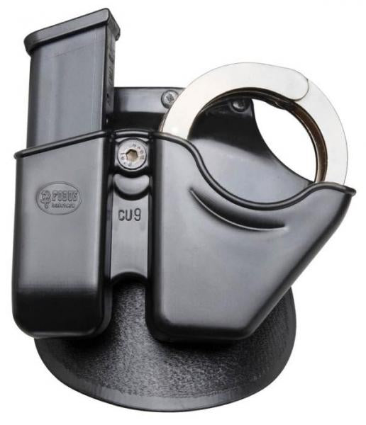 Fobus Handcuff/Mag Combo Paddle Pouch for 9mm and .40 Double Stack