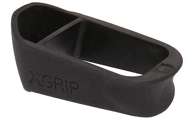 X-GRIP GL19-23 Magazine Adapter Spacer, Glock 19/23 Compact, +2 Rounds, Black