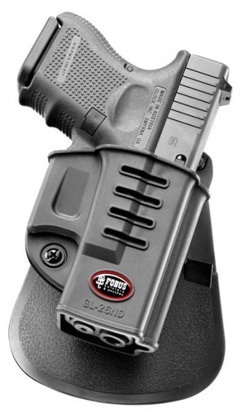 Fobus Evolution RH Paddle Holster Fits Glock 26/27/33 with Retention Screw