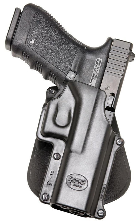 Fobus Black Right Hand Paddle Holster for Glock 20/21/37/38