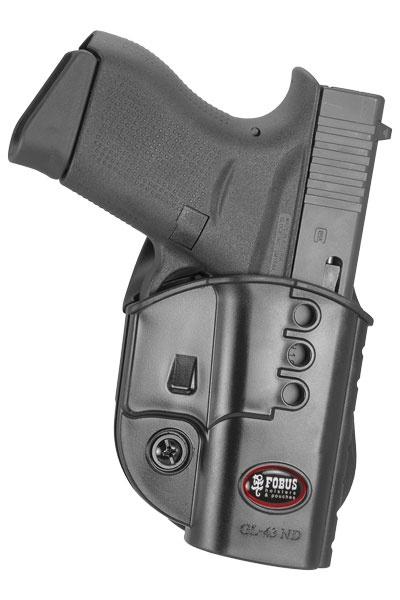 Glock 43 Paddle Holster with Retention Adjustment
