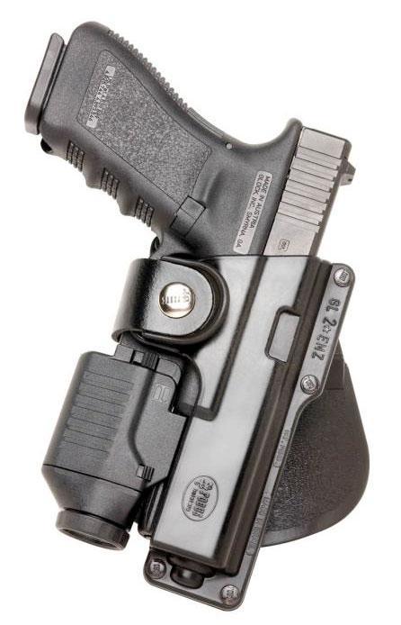 Fobus Glock 17/22/31 Roto Paddle Holster with Tactical Light/Laser Accommodation