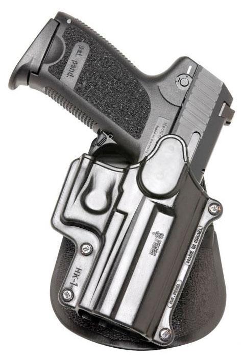Fobus Black Right Hand Paddle Holster for HK USP Compact
