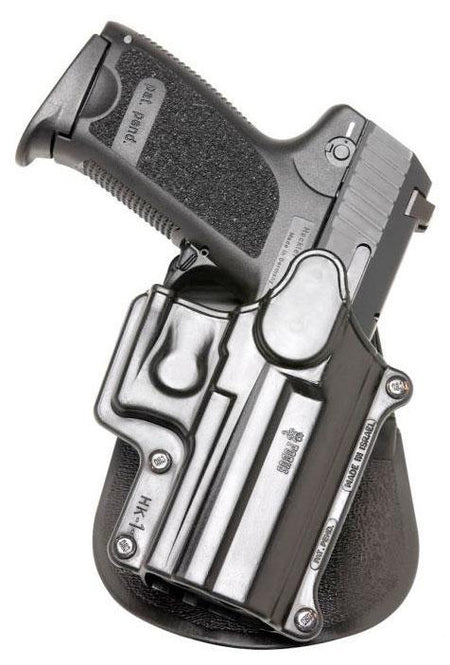 Fobus Black Right Hand Paddle Holster for HK USP Compact