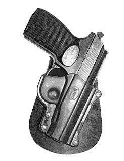 Fobus Black RH Standard Paddle Holster for Makarov Pistol