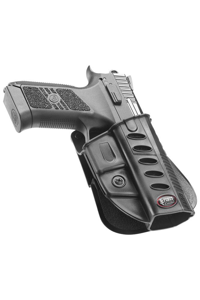 Fobus Evolution E2 Series Black RH Paddle Holster CZ P07