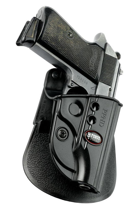 Fobus Low Profile Standard Paddle Holster Walther PPK Black RH