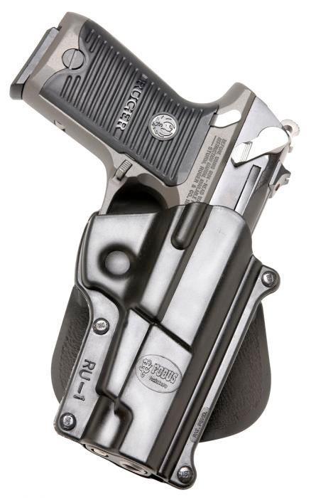 Fobus Black Right Hand Paddle Holster for Ruger P85/P89