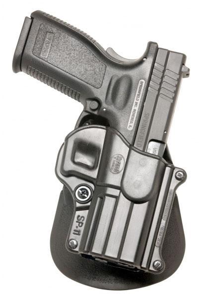 Fobus Springfield XD Standard Paddle Holster - Black, Left Hand