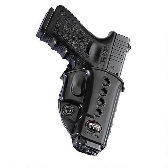 Fobus Evolution Belt Holster for Walther PPS & S&W Shield - Right Hand Black
