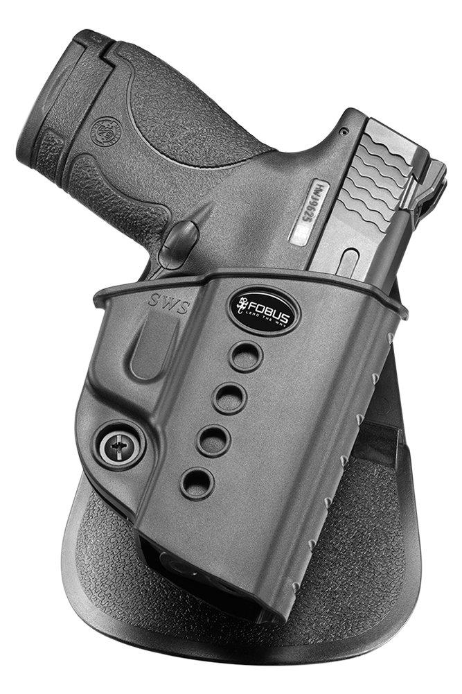 Fobus Evolution Series Passive Retention Paddle Holster Walther PPS/M&P Shield M2.0 Black Right Hand