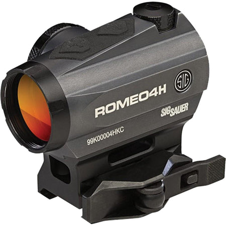 Sig Sauer ROMEO4H Red Dot Sight 1x20mm Green Horseshoe Reticle Graphite