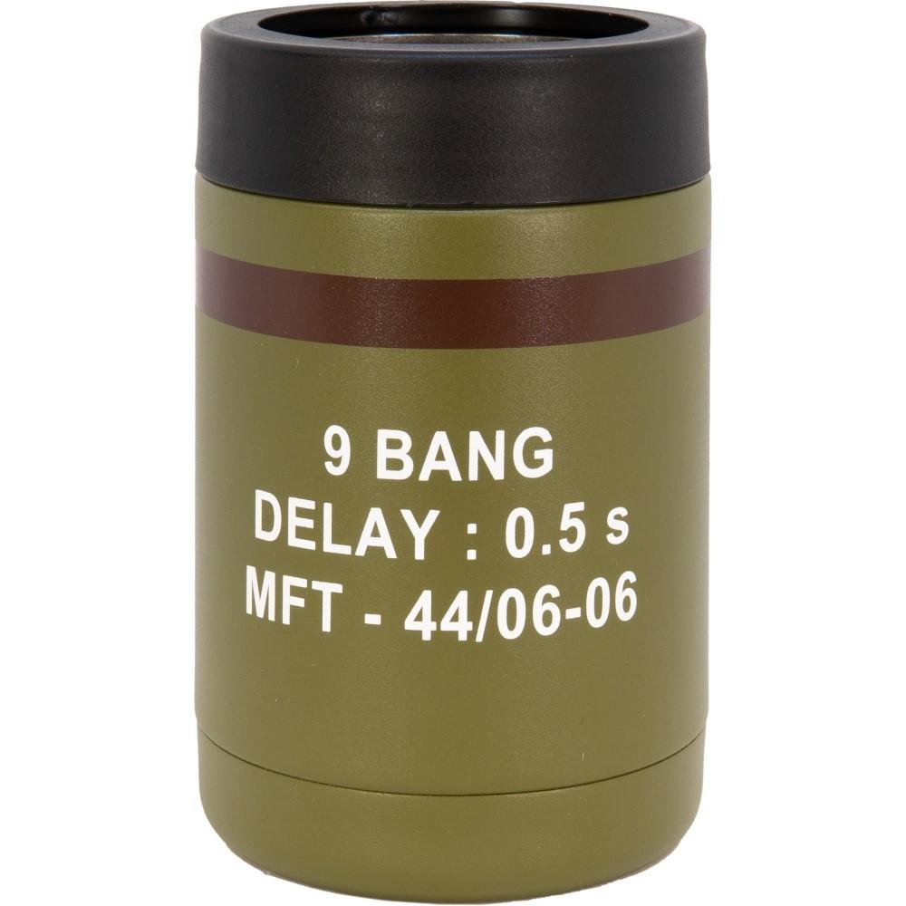 MFT 9 Bang Double-Wall Insulated Can Cooler 12 oz Stainless Steel