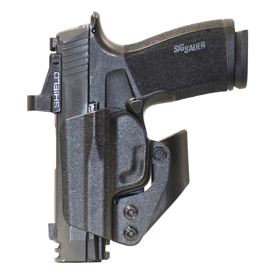 MFT Minimalist Inside Waistband Holster, Sig P365 X-Macro, Black Boltaron, 1.5" Belt Attachment
