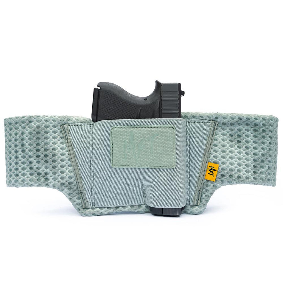 MFT Ultralite Belly Band Holster, Universal Handgun Fit, Ambidextrous, Sage Green, Adjustable