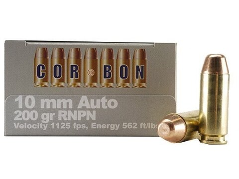 Cor-Bon 10mm Auto HT10200PN/20 Hunting Jacketed Hollow Point JHP 200 Grain