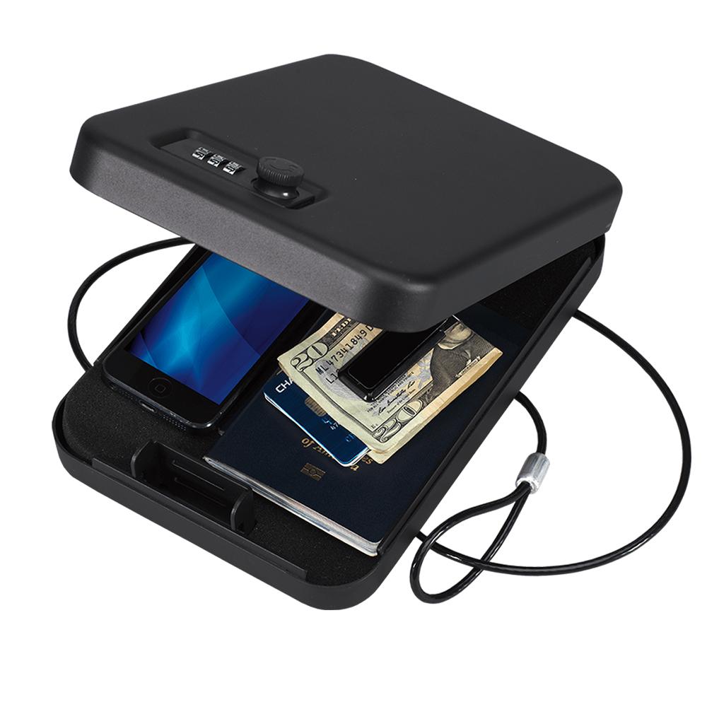 Stack-On Portable Small Steel Security Case Combo Lock