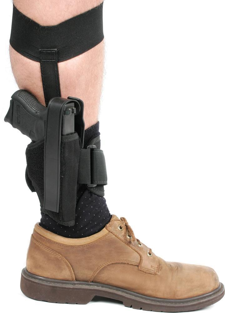 Blackhawk Right Hand Black Ankle Holster Size 01