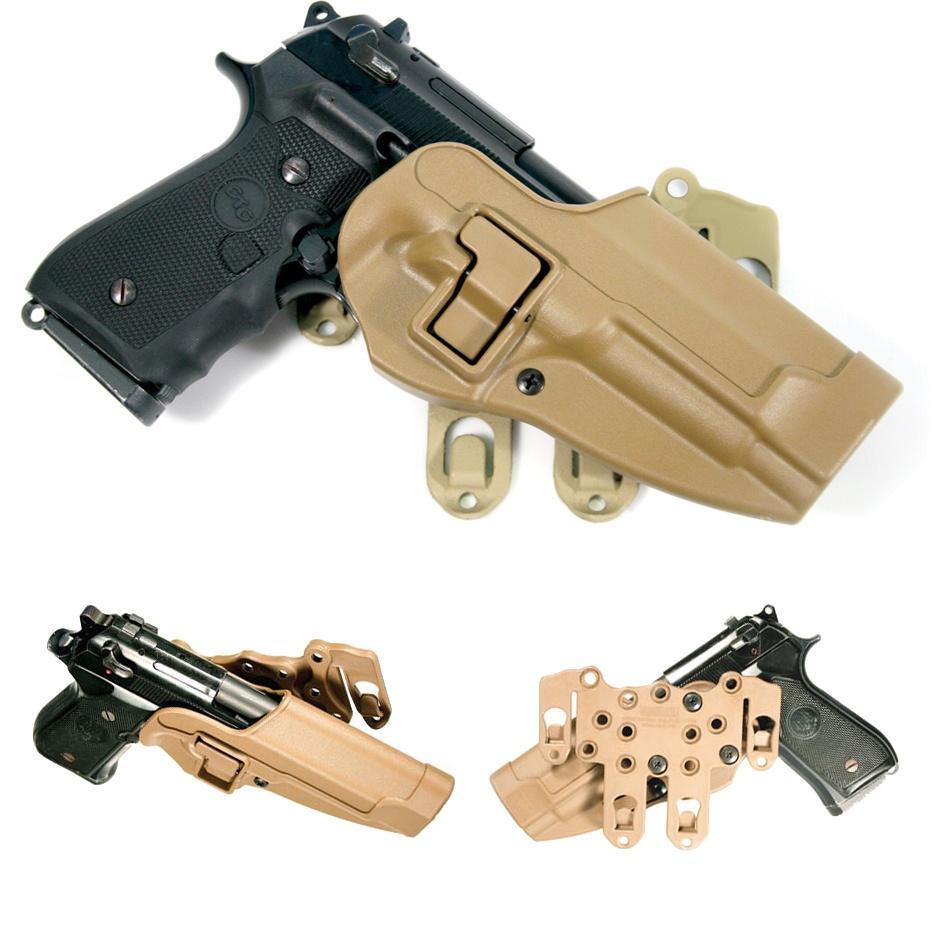 Blackhawk STRIKE SERPA CQC Holster Beretta M9 92 96 RH Coyote Tan