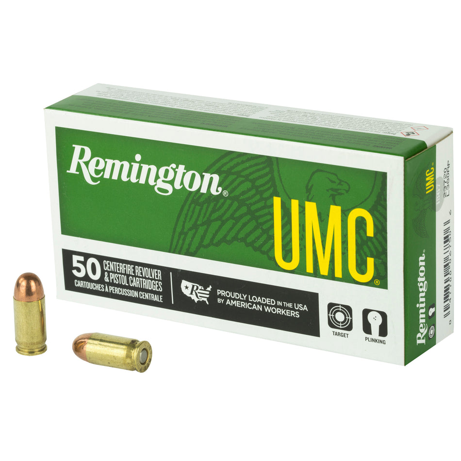 Remington .380 ACP/Auto R23720 UMC Full Metal Jacket FMJ 95 Grain