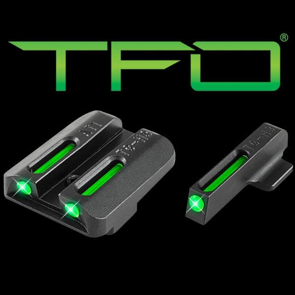 Truglo TFO Green/Green Tritium Fiber-Optic Sights for Kahr Pistols
