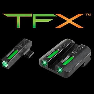 Truglo TFX Day/Night Sight Set Steyr Mannlicher M-A1 C-A1 S-A1 L-A1 White Outline Green