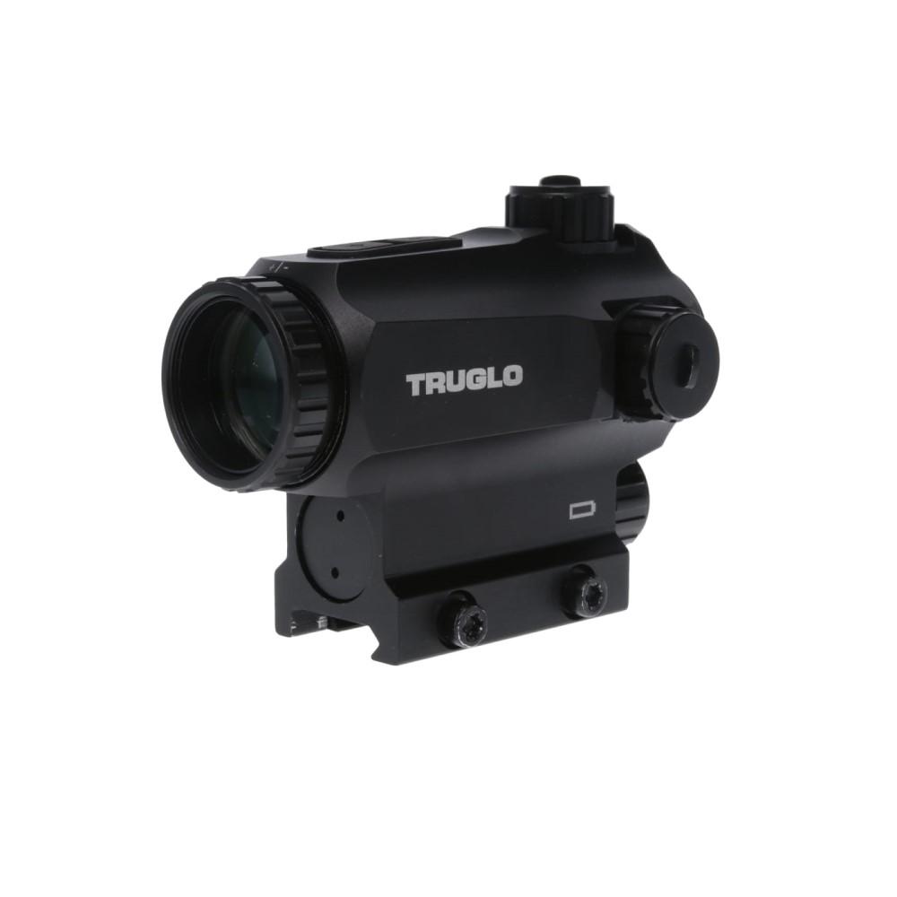 Truglo Prism Sight 25mm 6-MOA Illuminated Red Dot Black Finish