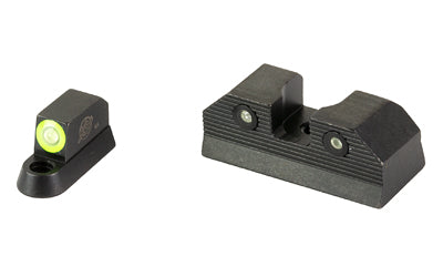 XS Sights CZ-R202S-6G R3D 2.0 Night Sights, CZ P10, Standard Height, Green Tritium Front and Rear