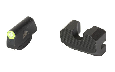 XS Sights SW-M001S-4G Minimalist Night Sight Set, S&W K-Frame, Tritium Front with High-Contrast Green Dot