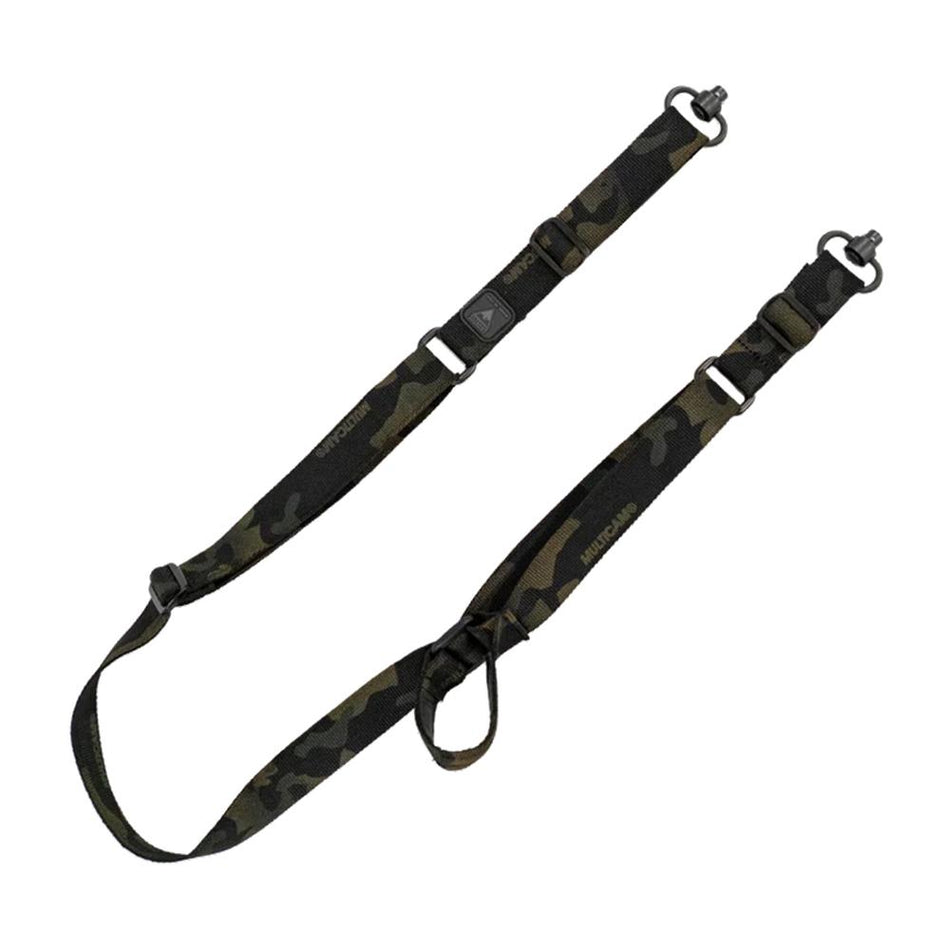 GrovTec Sabre 2-Point Rifle Sling with Heavy Duty Push Button Swivels, Multicam Black GTSL137