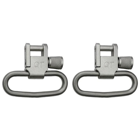 GrovTec Silver 1.25 Inch Locking Sling Swivel Set 2/ct
