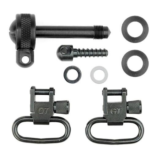 Grovtec Black Locking Swivel Sets Remington 7400 1-Inch Loops